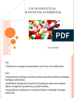 Uji Sensitivitas Dan Potensi Antibiotik 2015