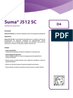 Ficha Tecnica-5872 - SUMA J512 SC X 5 LT. R02912 DIVERSEY