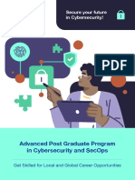 Secure Your Future in Cybersecurity!: Advanced Post Graduate Program in Cybersecurity and Secops