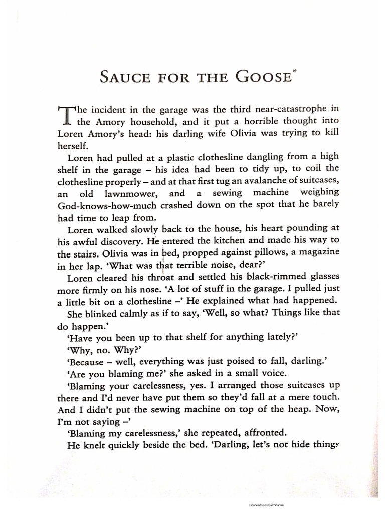 Sauce For The Goose PDF
