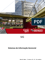 SIG - Sistemas de Informação Gerencial