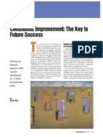 Continuous Improvement: The Key To Future Success