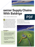 Better Supply Chains With Baldrige