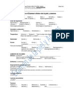 Guía completa para examen clínico de la piel