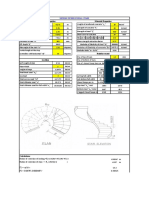 Geometrical Properties Material Properties: Design of Helicoidal Stair