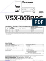 VSX-808RDS: Audio/Video Multi-Channel Receiver