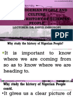 History of Nigerian People