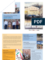 Programa de La Festa Major de Sant Roc de Castellnou 2021