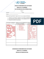 Tarea 1 TECNICAS DE NEGOCIACIÓN.