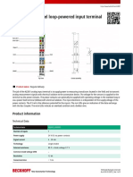 KL3051 - 1-Channel Loop-Powered Input Terminal 4 20 Ma: Product Information