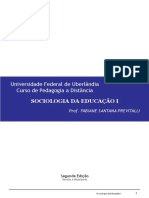 Sociologia da Educação I: introdução aos principais teóricos