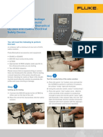 How To Obtain Exact Leakage Readings On An Ultrasound Probe With The Fluke Biomedical ULT800 and ESA612 Electrical Safety Device