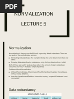 Lec 5 Normalization