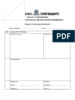 Project Progress Report Individual