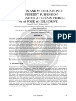 SELECTION AND MODIFICATION OF INDEPENDENT SUSPENSION MECHANISM FOR A TERRAIN VEHICLE WITH FOUR WHEELS DRIVE Ijariie1405 1 Volume 1 15 Page 61 66