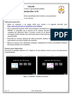 Taller 1. Suma de Vectores Sherlyn Rios 11°D