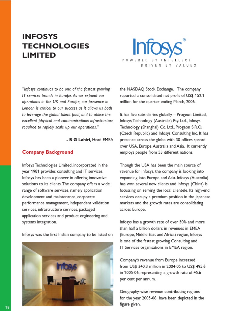 Infosys Growth in UK & EMEA Markets | PDF | Business Process ...