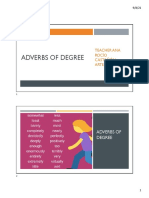 Adverbs of Degree: Teacher Ana Rocío Castañón Arteaga