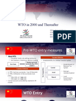 WTO in 2000 and Thereafter: C064 - Animesh Wasan C020 - Ashish Agarwal I051 - Saahil Jain I005 - Devansh Chhabria