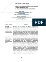 The Influence of Good Corporate Governance on the Efficiency of Sharia Banks in Indonesia 2012-2016