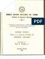 Calculo Seleccion y Montaje de Sistema de Propulsion de Un Buque Atunero