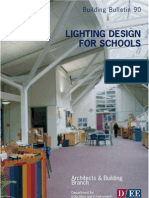 Building Bulletin 90 Lighting Design For Schools