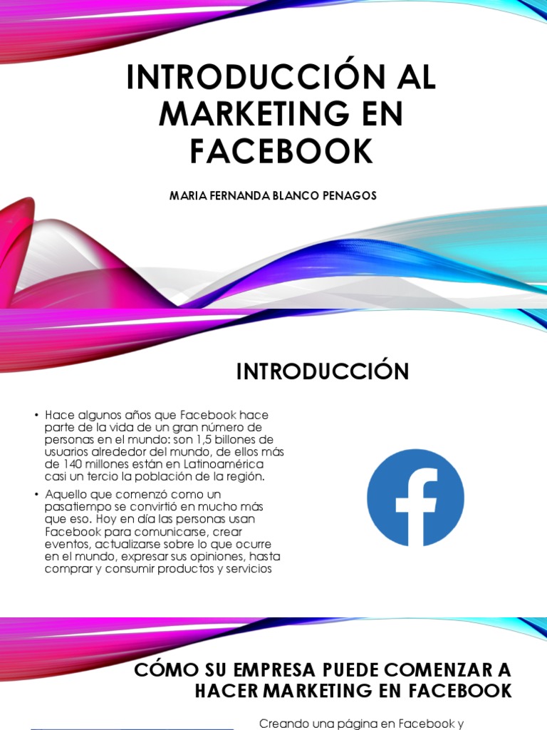 Marketing en Facebook: Guía Inicial | PDF | Facebook | Marketing