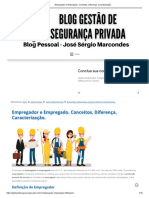 Empregador e Empregado. Conceitos, Diferença, Caracterização