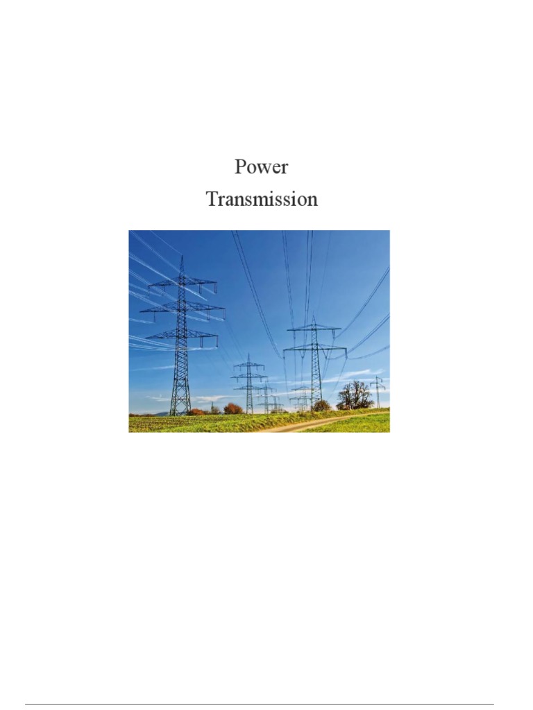 High-Voltage Power Transmission Overview | PDF | Electric Power ...