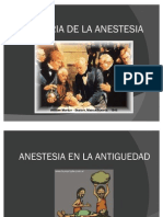 historia de la anestesia