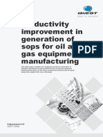 Productivity Improvement in Generation of SOPs For Oil and Gas Equipment Manufacturing
