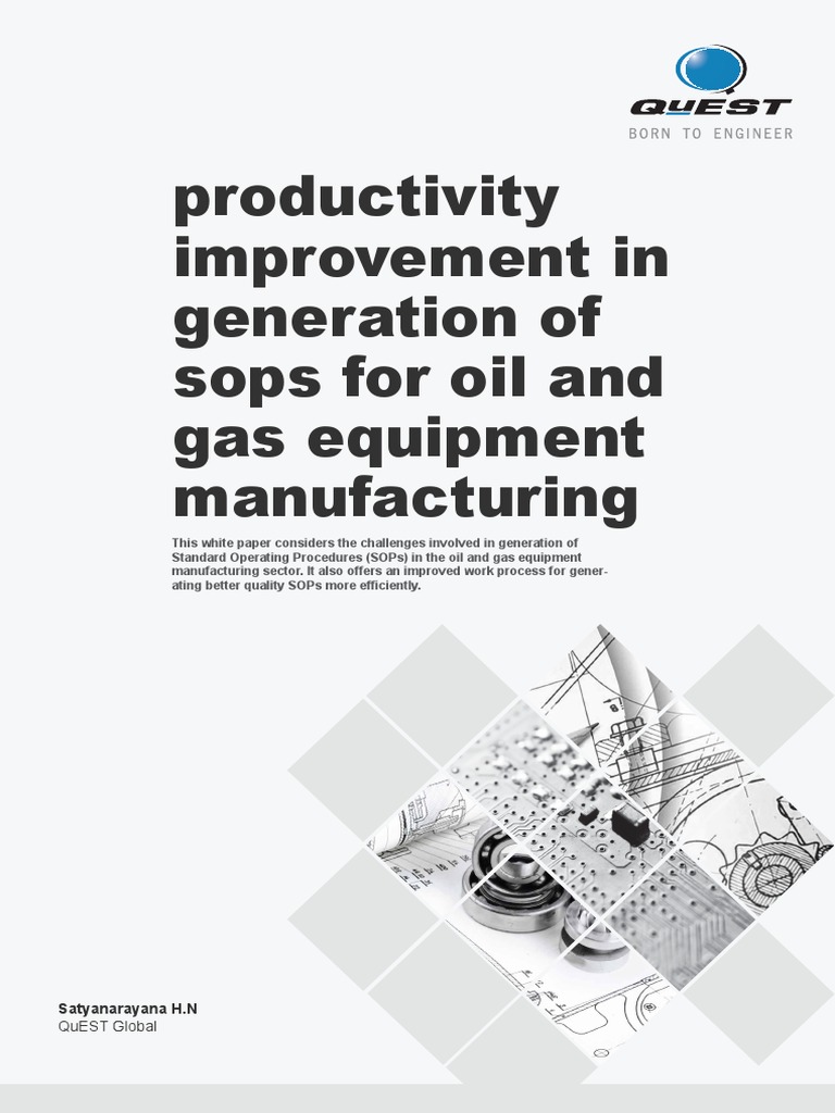 Productivity Improvement in Generation of SOPs For Oil and Gas ...