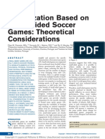 Periodization Based on Small-Sided Soccer Games Theoretical Considerations MUY BUENO