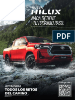 Ficha Técnica Toyota Hilux 2021