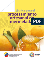 Guía Técnica Para El. Procesamiento Artesanal de Mermeladas