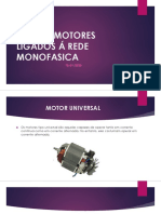 ENSAIO DE MAQUINAS AULA DE OUTROS MOTORES LIGADOS A REDE MONOFASICA 05.08.2021