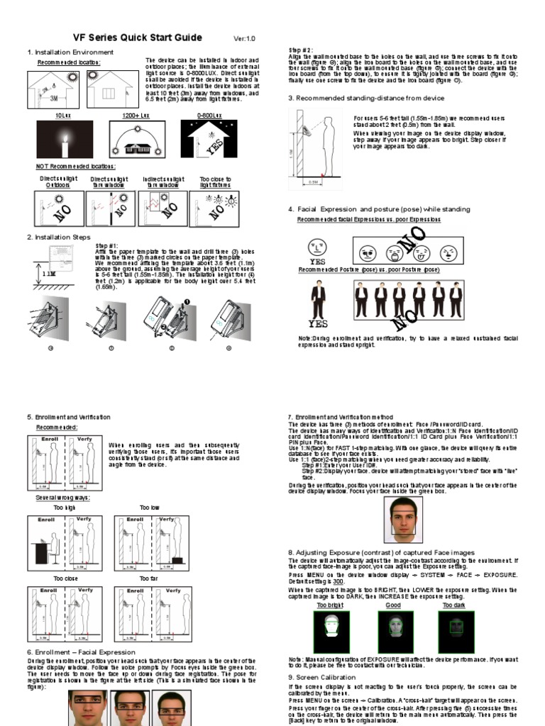 VF Series Installation Guide | PDF