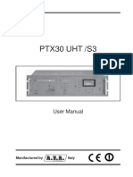 Ptx30 Uht /S3: User Manual
