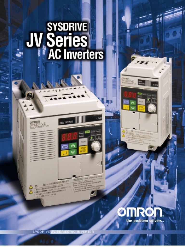 Sysdrive JV Series Ac Inverter | PDF | Power Inverter | Electric Motor
