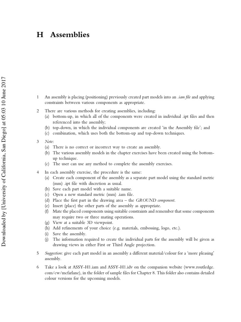 Assembly Techniques and Exercises Guide | PDF | Top Down And Bottom Up ...