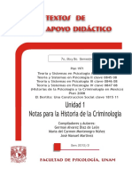 Alvarez y Nunez. Notas para La Historia de La Criminologia