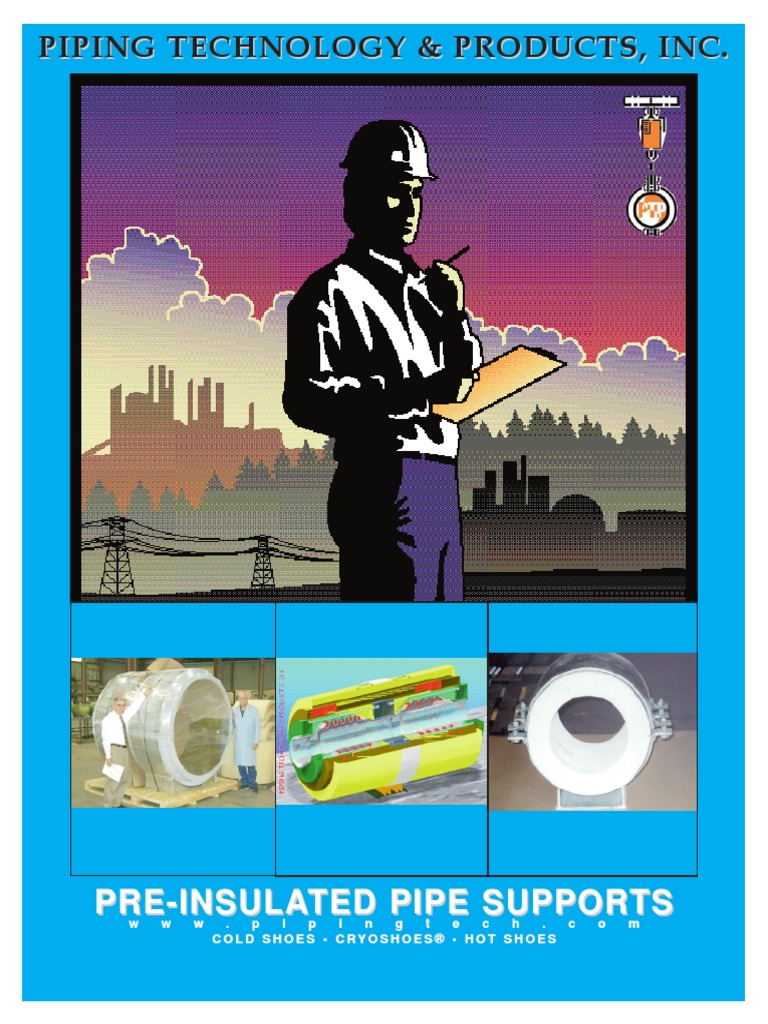 PTP Pre Insulated Pipe Supports Catalog PDF Polyurethane Pipe