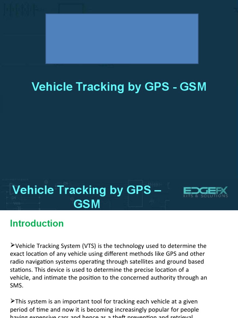 GPS-GSM Vehicle Tracking System Guide | PDF | Global Positioning System ...