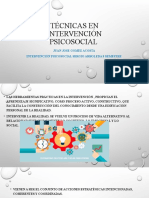 Técnicas en Intervención Psicosocial