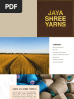 Jayashree Textiles Linen Yarn Brochure