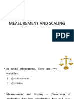 5. Primary Scales of Measurement