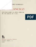 Sánchez Romeralo - El Villancico Citado Por Recuero