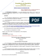 DECRETO ANTT Nº 96.044, DE 18 DE MAIO DE 1988 Transp de Prod Perig.