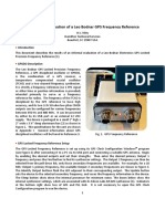 Informal Evaluation of A Leo Bodnar GPS Frequency Reference