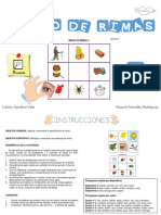 Bingo de Rimas Manipulativo 2